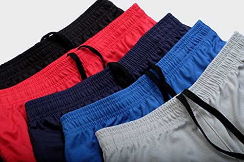 Big Boys Youth Clothing Knit Mesh Active Shorts, Set of 5 Big Boys Youth Clothing Knit Mesh Active Shorts, Set of 5